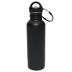 BottleKeeper Black Powder Coated Insulated 12oz Bottle Holder